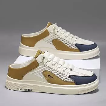 2024 мужские кроссовки легкие прогулочные кроссовки с сеткой дышащие модные мужские спортивные кроссовки на открытом воздухе весенний теннис 39 серый