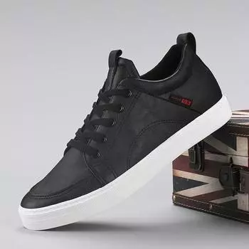 2024 Мужские мокасины Туфли на шнуровке Мужские легкие черные туфли Мужские вулканизированные туфли Удобные кожаные туфли Мужские туфли на плоской подошве 38