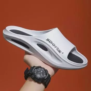 2024 Мужские нескользящие летние модные тапочки - износостойкая повседневная пляжная обувь 42-43