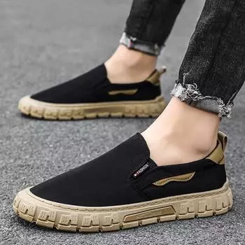 2024 Мужские новые стильные удобные легкие повседневные кроссовки из парусины для активного отдыха на открытом воздухе Кроссовки для ходьбы без застежек 39