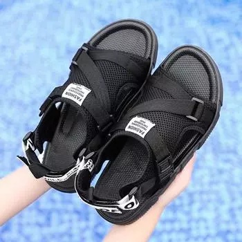 2024 Мужские сандалии Летние сандалии для отдыха на пляже Мужская обувь Новые удобные повседневные сандалии для отдыха на открытом воздухе в стиле ретро для мужчин Кроссовки 39