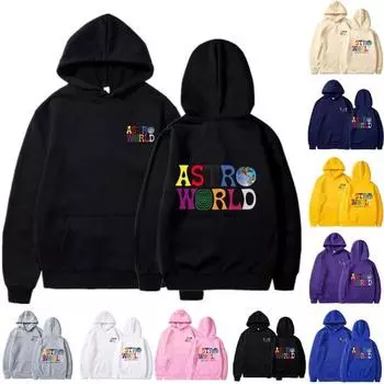 2024 Мужской и женский спортивный свитер свободного кроя с длинными рукавами, принтом букв и толстовкой с веревкой S