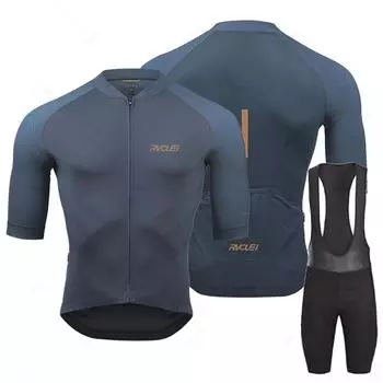 2024 Мужской летний комплект веломайки с защитой от ультрафиолета, дышащий велосипедный гоночный спортивный костюм для горного велосипеда Ropa Maillot Ciclismo XS