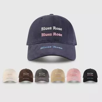 2024 начало осени новая универсальная бейсболка с вышитыми буквами, показывающая лицо, маленькая шляпа женская кепка большая окружность головы прилив regular size [54-58cm] чёрный