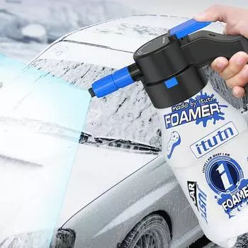 2024 New 1.5L Electric Foam Sprayer Car Wash Liquid Dedicated PA High Air Pressure Lithium Battery 1h Endurance Car Wash Tool