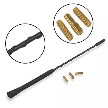 2024 new 9 Inch Universal Car Roof Mast Whip Antenna Enhanced Signal Stereo Radio FM/AM Signal Aerial Amplified Antenna