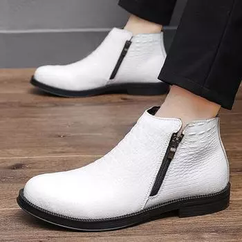 2024 New Arrival Classic Men Boots Handmade Retro Men Leather Boots Genuine Leather Men Ankle Boots Fashion Men s Casual Shoes 38