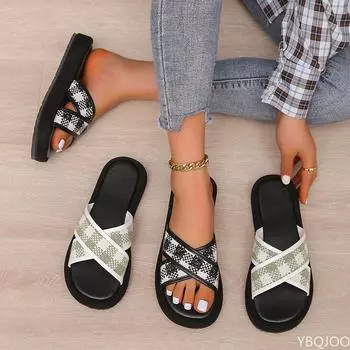 2024 New Arrival Ladies Shoes and Sandals Wedding Shoes for Women Bride Summer Wedges Slippers Women Platform Shoes 36 белый