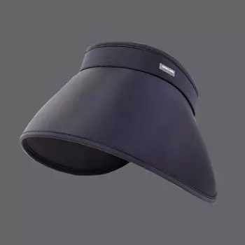2024 New Arrival Surround Hat Sun Hat Big Brim Foldable Sun Protection Hat Female Outdoor Topless Hat Sun-Proof Sun Type XMZ087 dark gray All yards