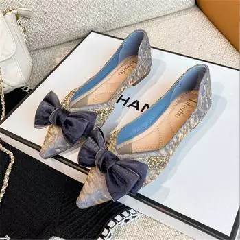 2024 New Arrival Women s Flats Beautiful Fashion Summer Shoes Flat Ballerina Comfortable Casual Women Shoes Large Size 35-43 35