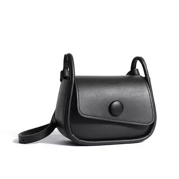 2024 New Bags Women s Special-Interest Design Saddle Bag Fashion All-Match Minimalist Exquisite Small Square Bag Shoulder Messenger Bag Black