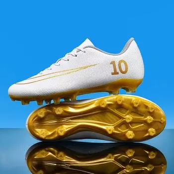 2024 new C Luo football shoes, men s broken nails TF children s men s and women s non-slip AG long nails student kicking training sports 31