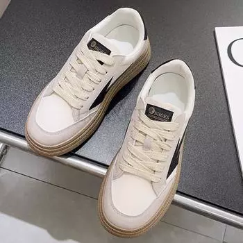 2024 New Explosive Heightened Thick Soled Shoes Women s Autumn New Versatile Korean Version Light Casual Women s Shoes 35