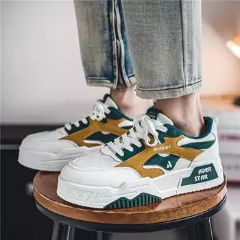 2024 New Fashion and Trendy Comfortable Small and Versatile Casual Men s Shoes Thick Sole Increase Comfort Low Top Board Shoes 39