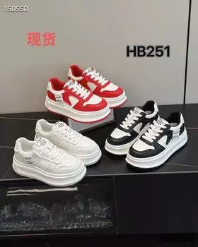 2024 new flat-bottomed sports shoes casual trend women s shoes foreign trade explosion HB251 35 белый
