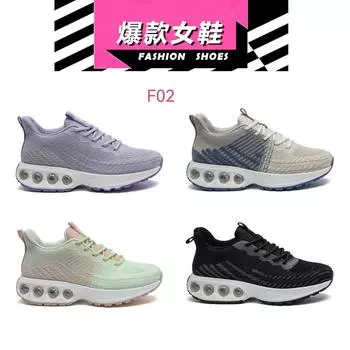 2024 new flat-bottomed sports shoes casual trend women s shoes foreign trade explosion F02 36 фиолетовый