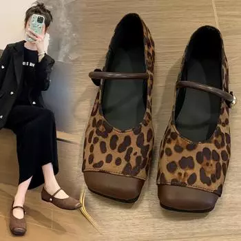2024 new French retro evening breeze gentle fashion versatile single shoes women s autumn small fragrant Mary Jane shoes 35