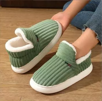 2024 New Fur Slippers For Women Men Winter Furry Fashion Warm Ankles Plush Cozy Slides For Home Indoor Soft Sole Cotton Shoes 36-37