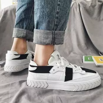 2024 New Hot New Men Sneakers Male Breathable Comfortable Casual Shoes Fashion Zapatillas Deportiva Men Canvas Lace-up Shoes 38 чёрный