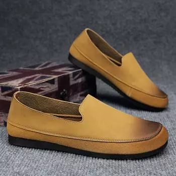 2024 New Men Casual Shoes Loafers Summer Flats Slip-on Suede Shoes Men Design Moccasins Comfort Soft Driving Shoes Male Footwear 39