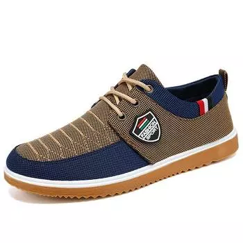 2024 New Men s Canvas Shoes Lightweight Sneakers Casual Mesh Breathable Vulcanized Shoes for Men Fashion Lace Up Work Shoe 39