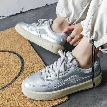2024 new men s shoes new casual versatile sports and leisure, board shoes popular trendy shoes K76 39 бежевый