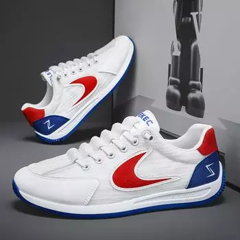 2024 new men s shoes sports shoes little white running shoes mesh breathable tide shoes foreign trade casual shoes 39