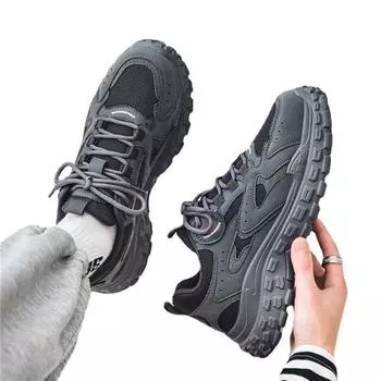 2024 New Men s Sports Shoes New Mesh Breathable Sneakers Male Fashion Antislip Wear-resisting Running sneaker 39