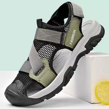 2024 New Men s Summer Sandals Men s Beach Shoes Outdoor Travel Shoes Men s Casual Students Cool Slippers 38