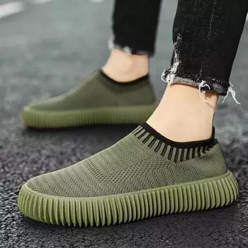 2024 New Men Shoes Green/Black Men s Sneakers Chunky Men Shoes Heighten Fashion Casual Plus Size Zapatillas Tennis Shoes 39