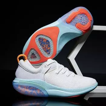 2024 New Men Sports Running Shoes Lace Up Light Women Comfort Sports Anti Slip Particle Filling Shock Damping Marathon Sneakers EU42 темно-серого