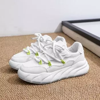 2024 new niche design bread shoes men s casual new trendy dad shoes little white shoes Internet celebrity trendy men 39