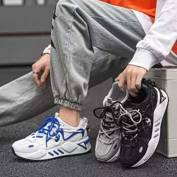 2024 new niche design bread shoes men s casual new trendy dad shoes little white shoes Internet celebrity versatile men 39