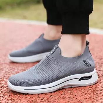 2024 new one-pedal non-slip soft-soled shoes comfortable and breathable light walking shoes casual sports men s shoes 39