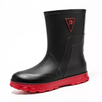 2024 New Promotion Standard Rain Boots Agriculture Weoen Rain Boots 40 чёрный