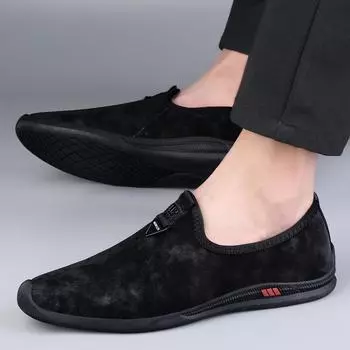 2024 New Shoes Men Loafers Light Walking Breathable Summer Comfortable Casual Shoes Men Sneakers Walking Shoes Genuine Leather 38 бежевый