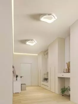 2024 Новый небольшой светодиодный потолочный светильник для прохода, декоративное освещение коридора, современный простой потолочный светильник для балкона, дома, спальни, лампа luste Warm White
