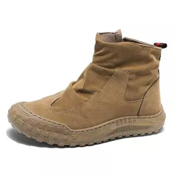 2024 New Spring and Autumn Wear Resistant Temperament Mid Top Men s Boots Versatile 40 чёрный
