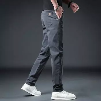 2024 New Spring And Autumn Winter Men S Casual Long Pants Straight Tube Loose Business Cotton Western Pants 28