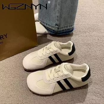 2024 New Spring And Autumned Thick-soled Lightweight Sneakers For Women All-match Popular Retro Sport Leisure Shoes Hot Sale 35