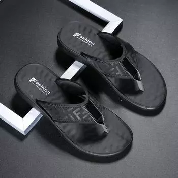 2024 new summer slippers men s sandals flip-flops outside for driving dual-purpose non-slip soft-soled cool slippers 38