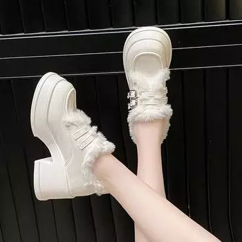 2024 new versatile fashion wear-resistant non-slip good-looking thin show high dirt show high advanced Internet celebrity recommended ins 35