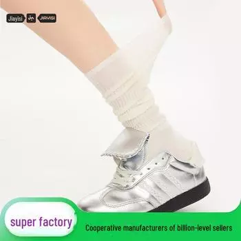 2024 New White Ballet-Style Mary Jane Summer Socks серый