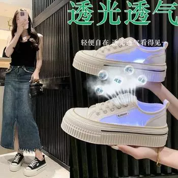 2024 New Women Canvas Shoes Retro Lace up Retro low Top Sneakers woman Classic Decoration Casual platform shoes tenis de mujer 35 чёрный