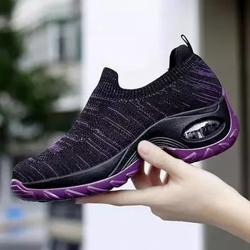 2024 New Women s Casual Shoes Large Air Cushioned Shoes Mesh Casual Women s Shoes 35