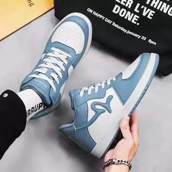 2024 Новые женские кроссовки осень новый узор на шнуровке на платформе вулканизированная обувь брендовый дизайн повседневная обувь уличная женская обувь 39 белый