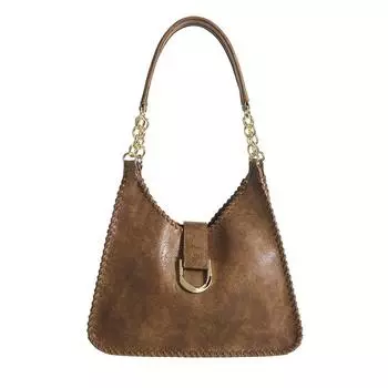 2024 новая плетеная сумка для подмышек, женская сумка с цепочкой в стиле ретро, простая повседневная сумка для детей и мам, сумка-тоут