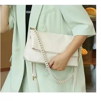 2024 Нишевая дизайнерская цепочка на одно плечо, женская сумка через плечо, модная и универсальная сумка для подмышек с ромбовидной сеткой, 8382 #