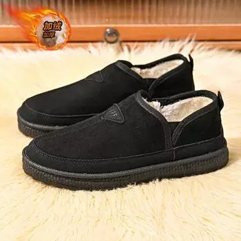 2024 Northeast winter velvet warm suede cotton shoes outdoor men s shoes low-top Martin boots live snow boots men 39 хаки