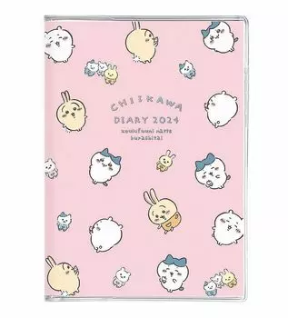 2024 Notebook A6 Similar Weekly Comic Design Diary 1000128320 Chikawa/Something